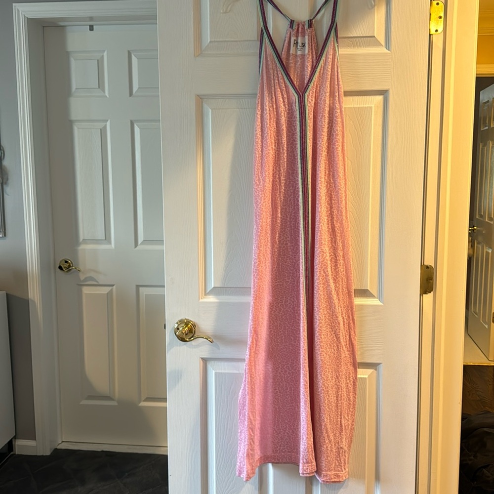 Pitusa Pink Sleeveless Cover-Up Dress